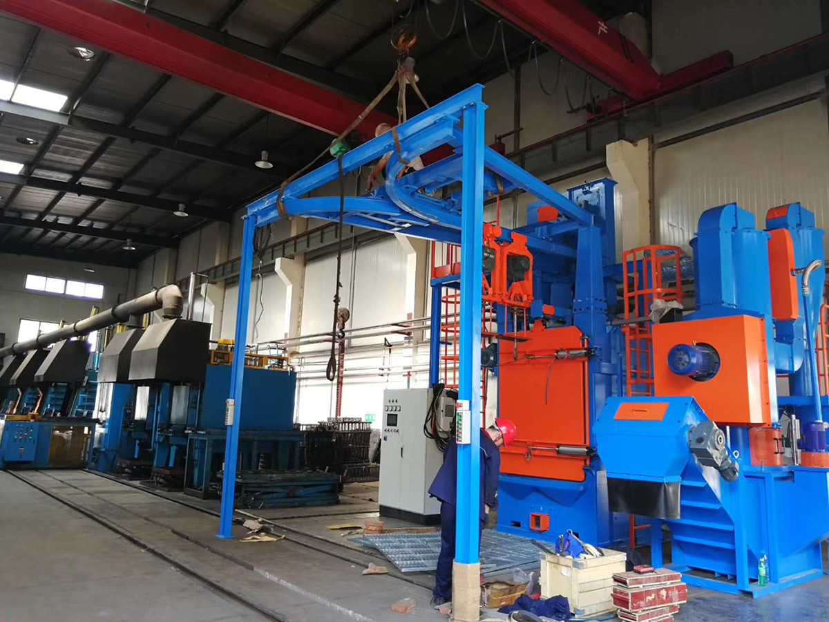 深圳百超機(jī)械吊鉤式拋丸機(jī)設(shè)備實(shí)拍圖 深圳百超機(jī)械吊鉤式拋丸機(jī)設(shè)備實(shí)拍圖