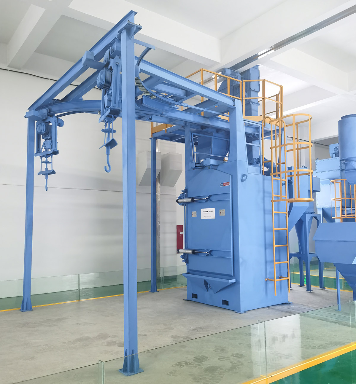 深圳百超機械吊鉤式拋丸機設備實拍圖 深圳百超機械吊鉤式拋丸機設備實拍圖