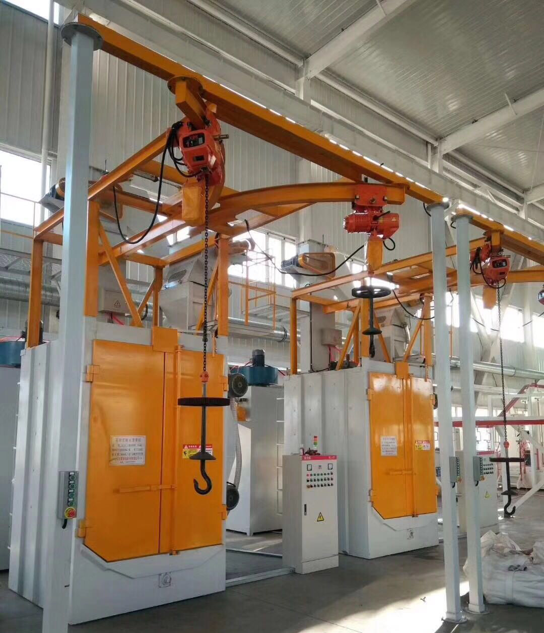 深圳百超機械吊鉤式拋丸機設備