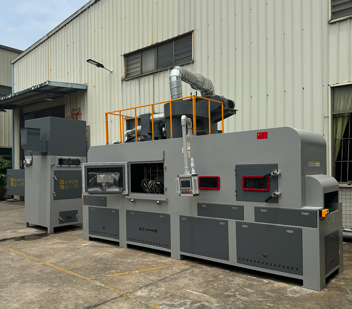 深圳百超機械鋁材輸送式自動噴砂機 深圳百超機械鋁材輸送式自動噴砂機