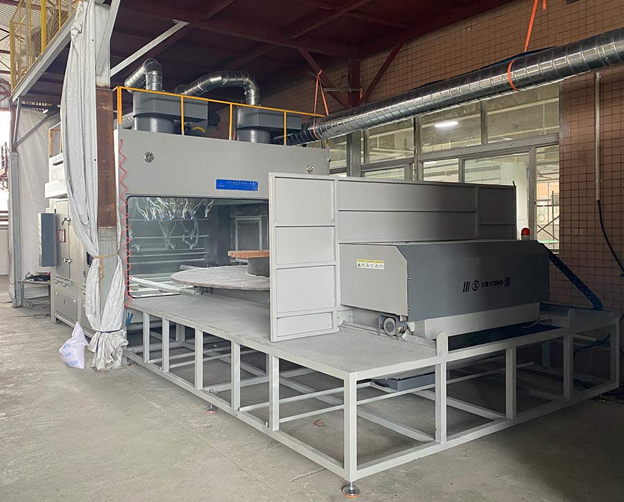 深圳百超機(jī)械臺(tái)車模具噴砂機(jī)