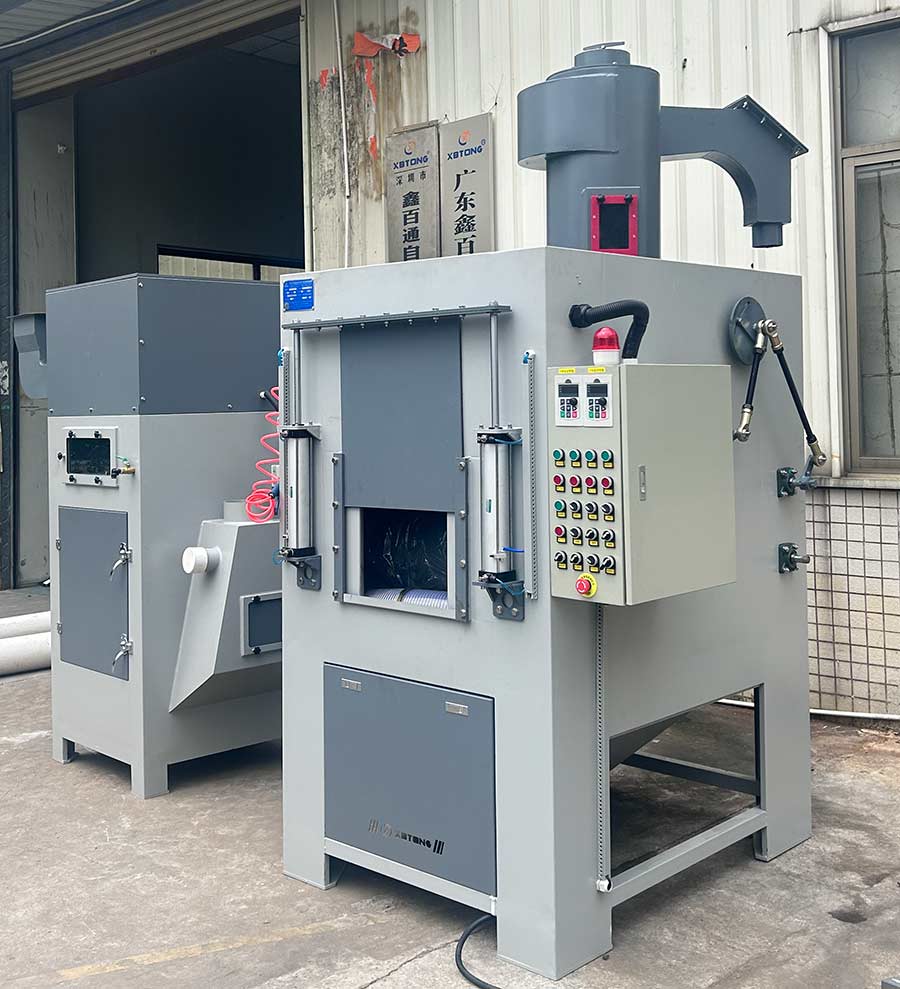 深圳百超機械轉盤式噴砂機設備